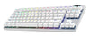 Logitech G PRO X TKL LIGHTSPEED Gaming Keyboard (White) (PC)