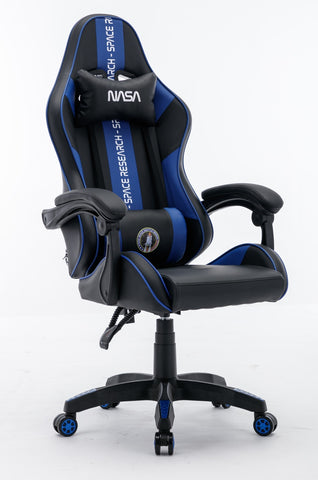 Nasa Atlantis Gaming Chair (Black and Blue)