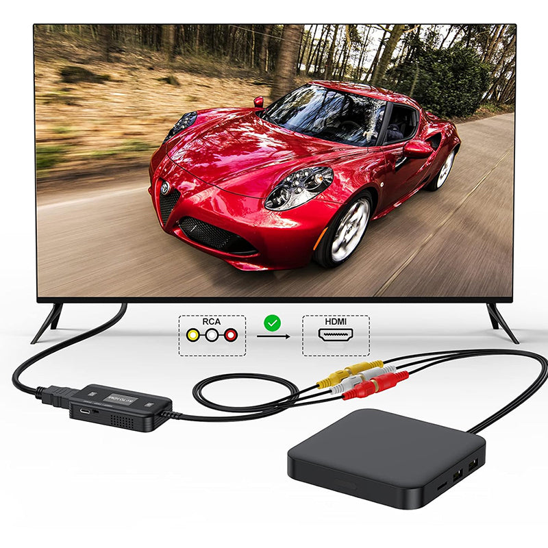 AV RCA to HDMI Converter Adapter