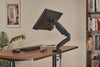 Gorilla Arms Single Screen Spring-Assisted Monitor Arm with Smart Base for 17"-32" Displays