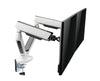 Gorilla Arms Heavy-Duty Spring-Assisted Dual Monitor Arm with RGB Lighting For 27"~35" Displays