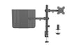KOGAN 17"-32" Articulating Monitor Arm with Laptop Holder - Black