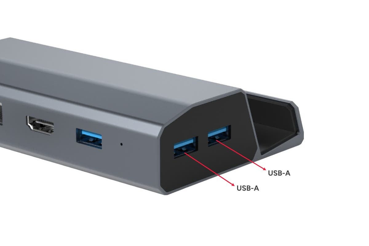 Kogan 6-in-1 100W PD USB-C Steam Deck Docking Station (4K, 60Hz)