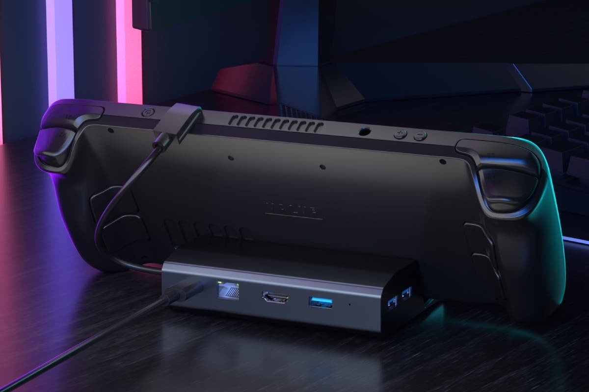 Kogan 6-in-1 100W PD USB-C Steam Deck Docking Station (4K, 60Hz)