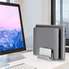 STORFEX 4 - in - 1 Adjustable Vertical Laptop Stand Holder for Dual Laptops and Cellphones - Grey