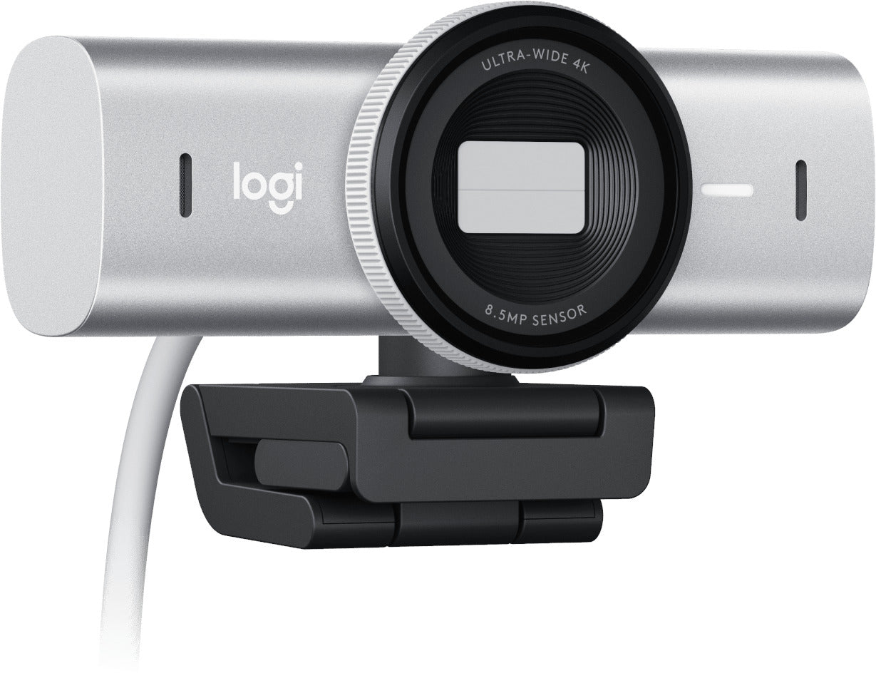 Logitech MX Brio 4K Ultra HD Collaboration and Streaming Webcam Pale Grey