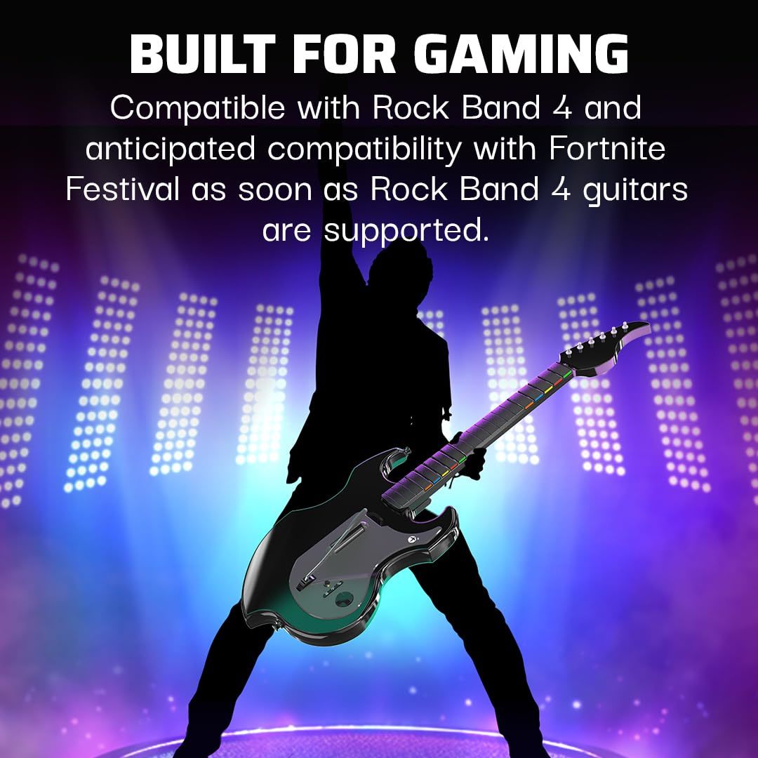 PDP RIFFMASTER Wireless Guitar Controller for Xbox (PC, Xbox Series X, Xbox One)