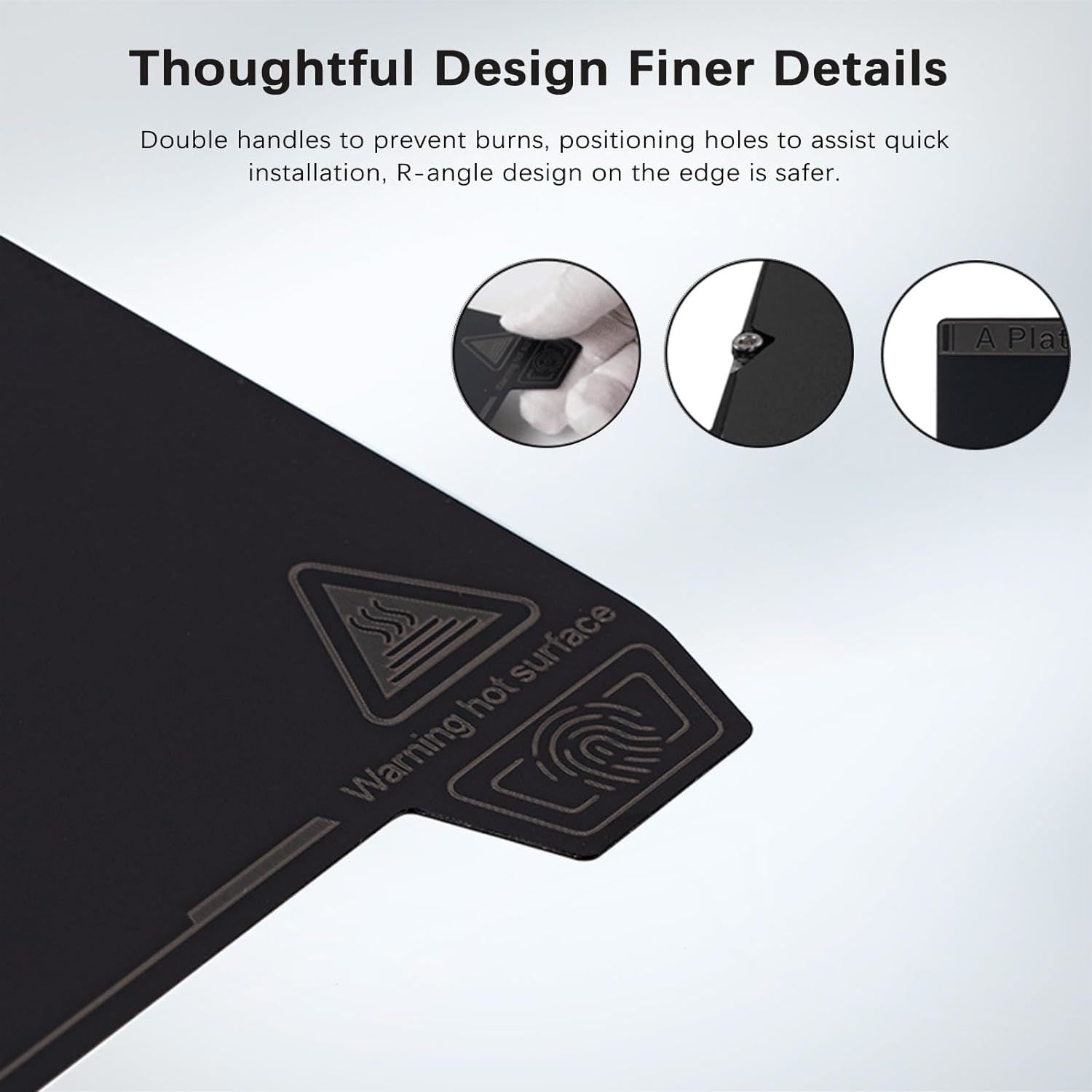 K1 Smooth PEI Build Plate Kit (235 x 235mm)
