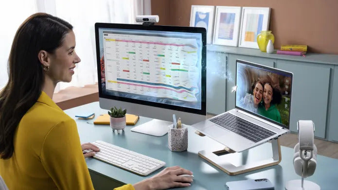 Logitech MK950 Signature Slim Wireless Keyboard and Mouse Combo Off White