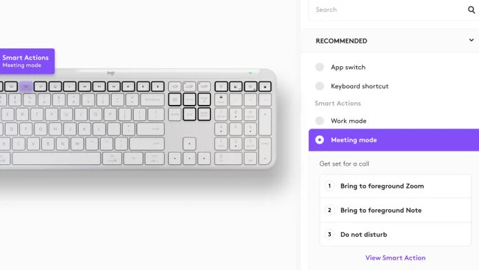 Logitech MK950 Signature Slim Wireless Keyboard and Mouse Combo Off White