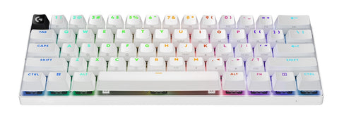 Logitech G PRO X 60 TKL LIGHTSPEED Wireless Gaming Keyboard (Tactile) - White (PC)