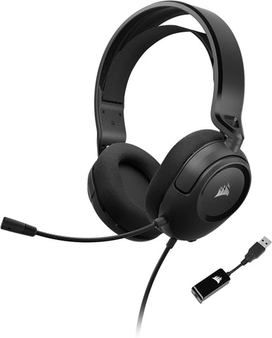 Corsair HS35 Surround V2 Multiplatform Wired Gaming Headset (Carbon) (Switch, PC, PS5, PS4, Xbox Series X, Xbox One)