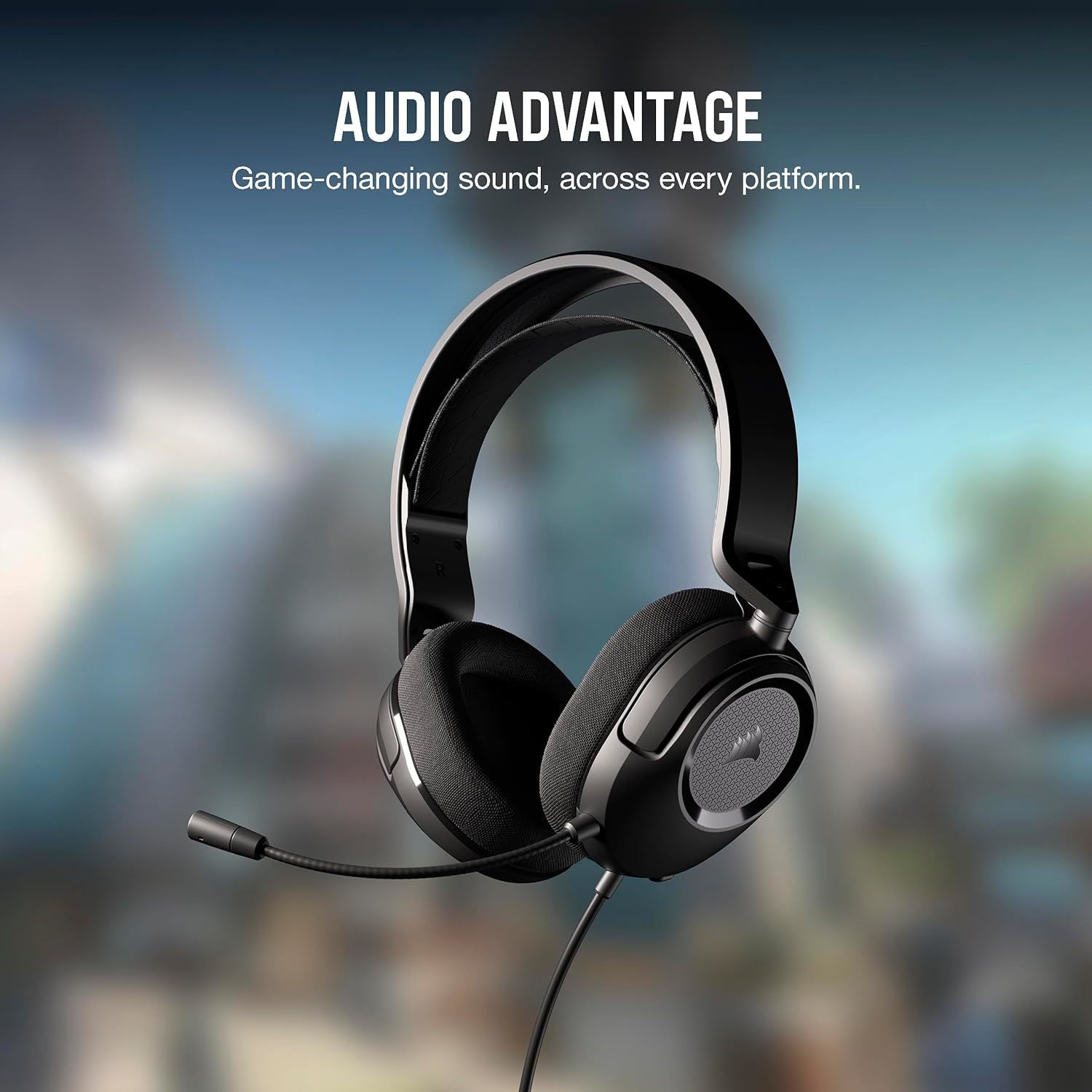 Corsair HS35 Surround V2 Multiplatform Wired Gaming Headset (Carbon) (Switch, PC, PS5, PS4, Xbox Series X, Xbox One)