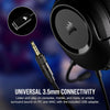 Corsair HS35 Surround V2 Multiplatform Wired Gaming Headset (Carbon) (Switch, PC, PS5, PS4, Xbox Series X, Xbox One)