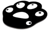 Playmax Paw Print Mouse Mat (Black) (PC)