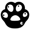 Playmax Paw Print Mouse Mat (Black) (PC)