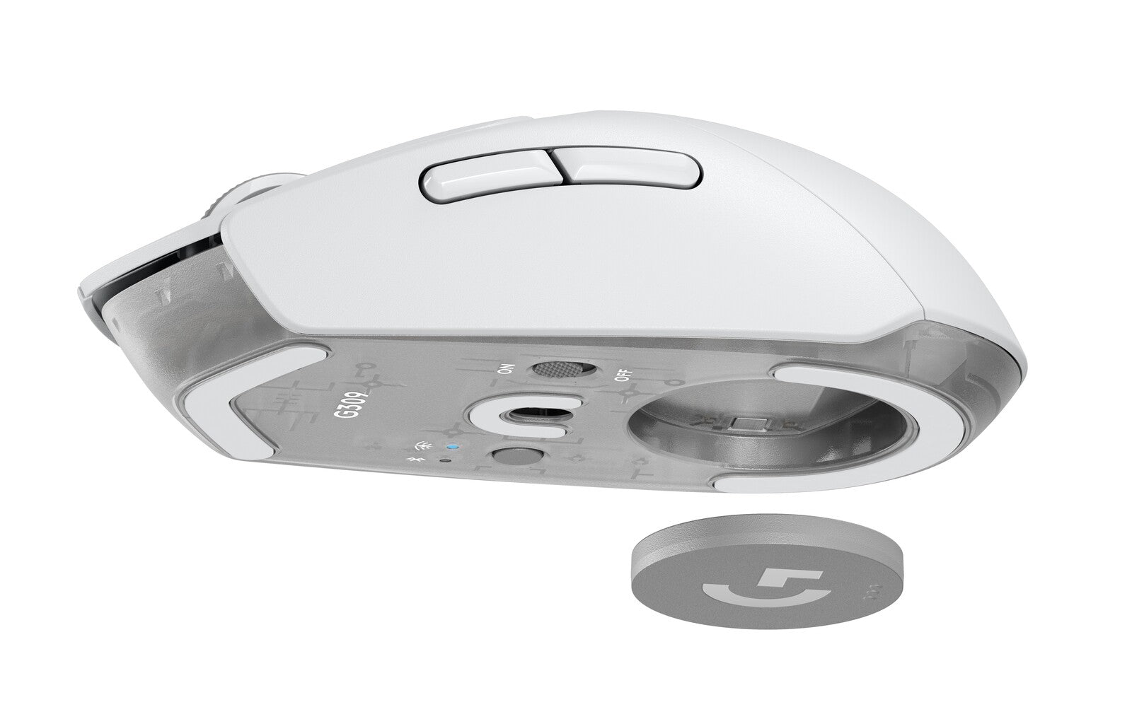 Logitech G309 Lightspeed Wireless Gaming Mouse (White)
