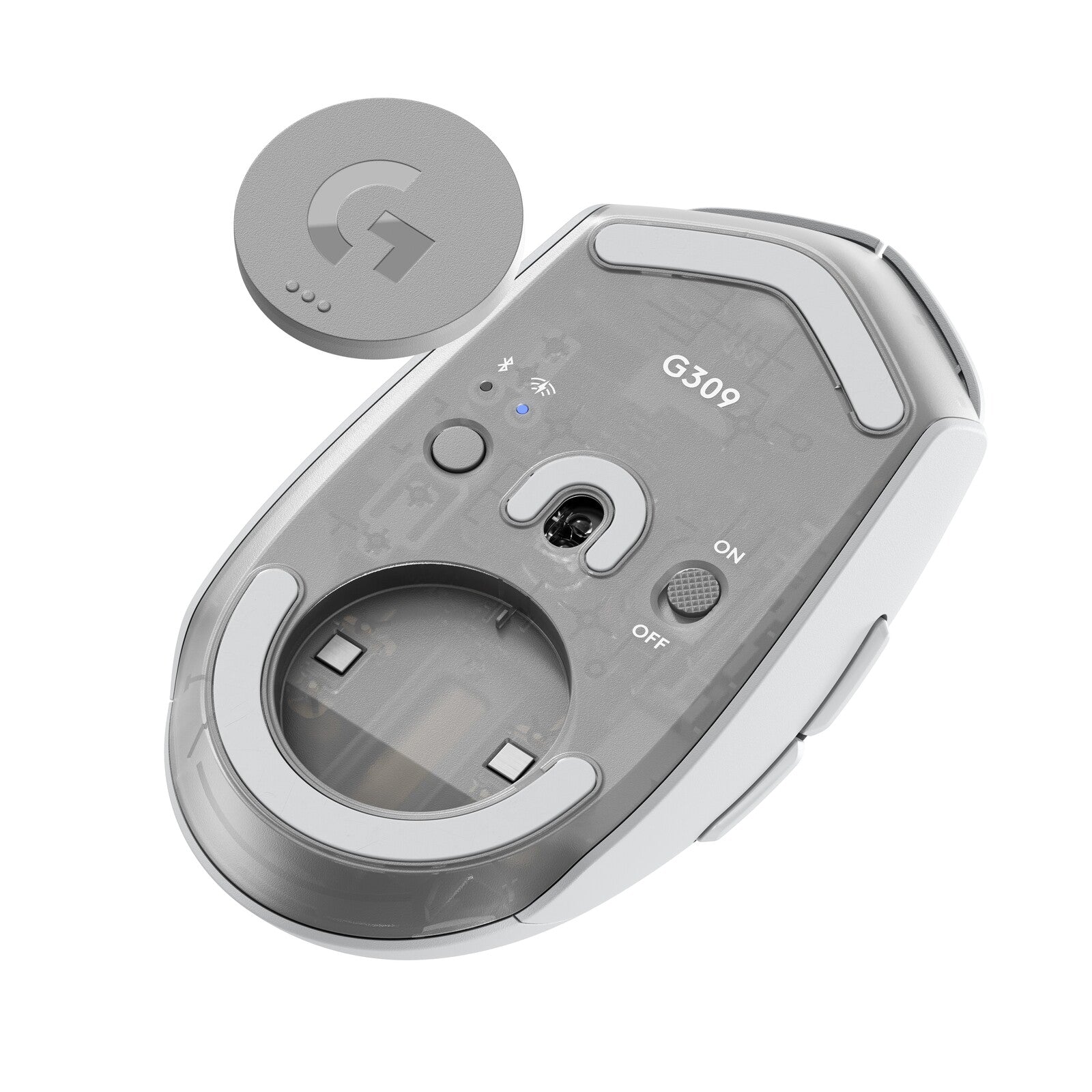 Logitech G309 Lightspeed Wireless Gaming Mouse (White)