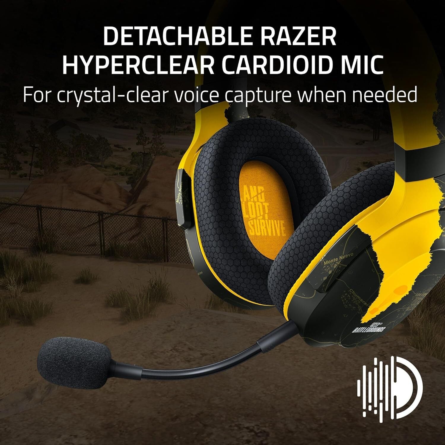 Razer Barracuda X Wireless Multi Platform Gaming Headset (PUBG Edition)