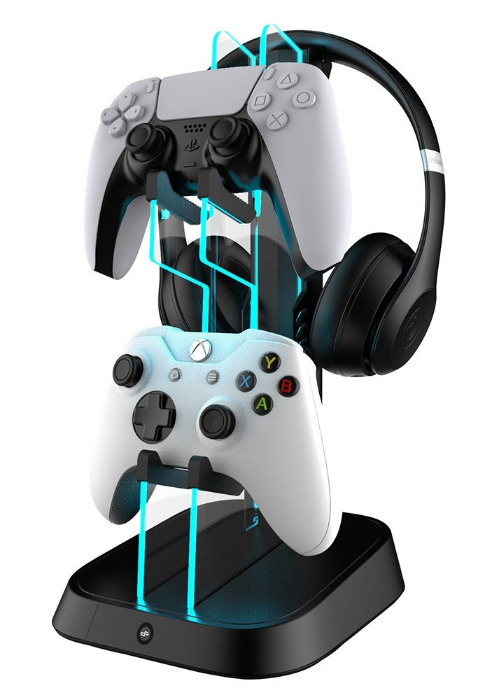 PowerPlay RGB USB Headset/Controller Stand (Switch, PC, PS5, PS4, Xbox Series X, Xbox One)