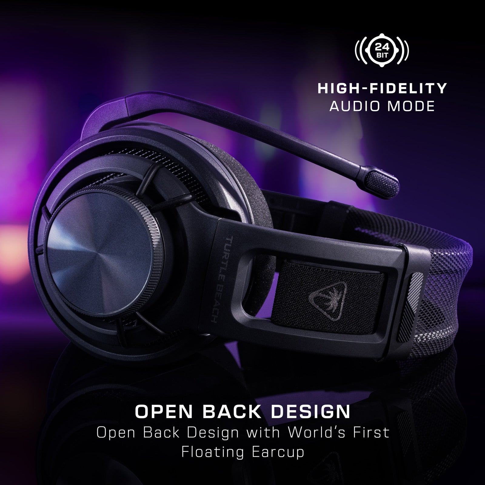 Turtle Beach Atlas Air Wireless Gaming Headset (Black) (PC)