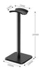 Playmax Aluminium Headset Stand (Black) (Switch, PC, PS5, PS4, Xbox Series X, Xbox One)