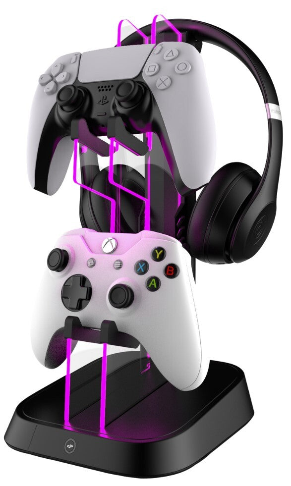 PowerPlay RGB USB Headset/Controller Stand (Switch, PC, PS5, PS4, Xbox Series X, Xbox One)