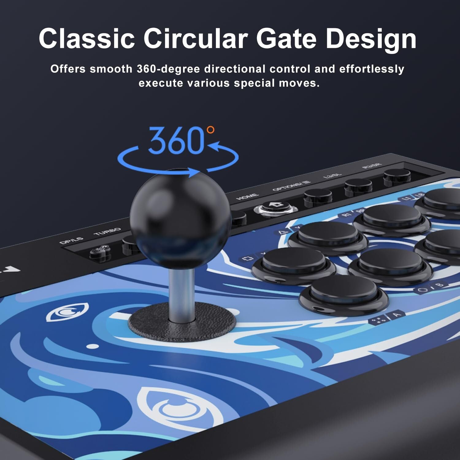 PXN 008 Arcade Fight Stick (Switch, PC, PS4, Xbox Series X, Xbox One)