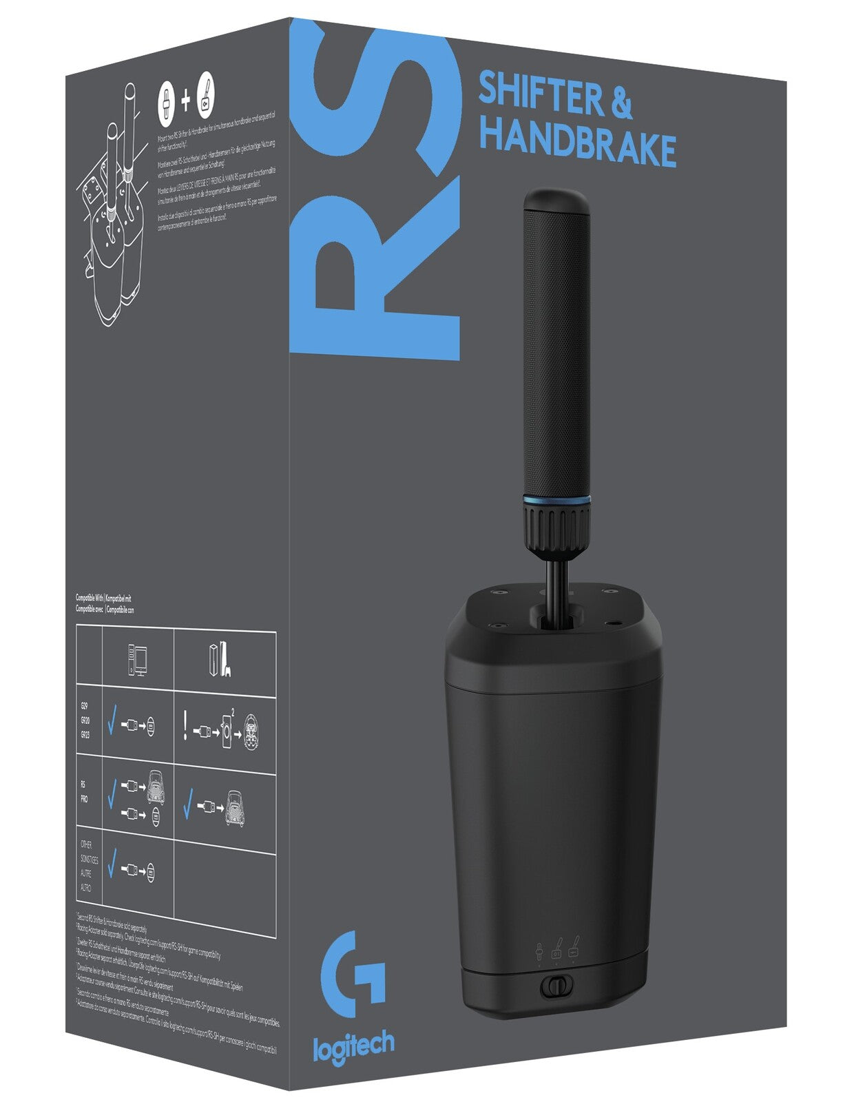 Logitech G RS Shifter & Handbrake (PC, PS5, PS4, Xbox Series X, Xbox One)