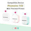 Phomemo 53mm White Sticker 10-Year-Lasting Thermal Paper for T02/M02X/M832丨3 Rolls
