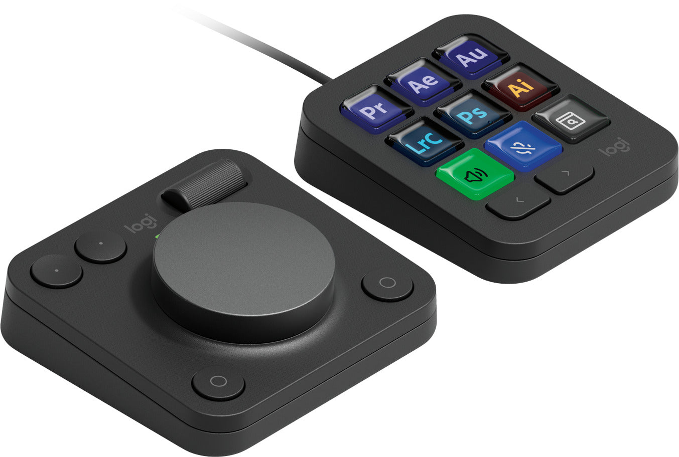 Logitech MX Creative Console Customizable Dial and Keypad Graphite