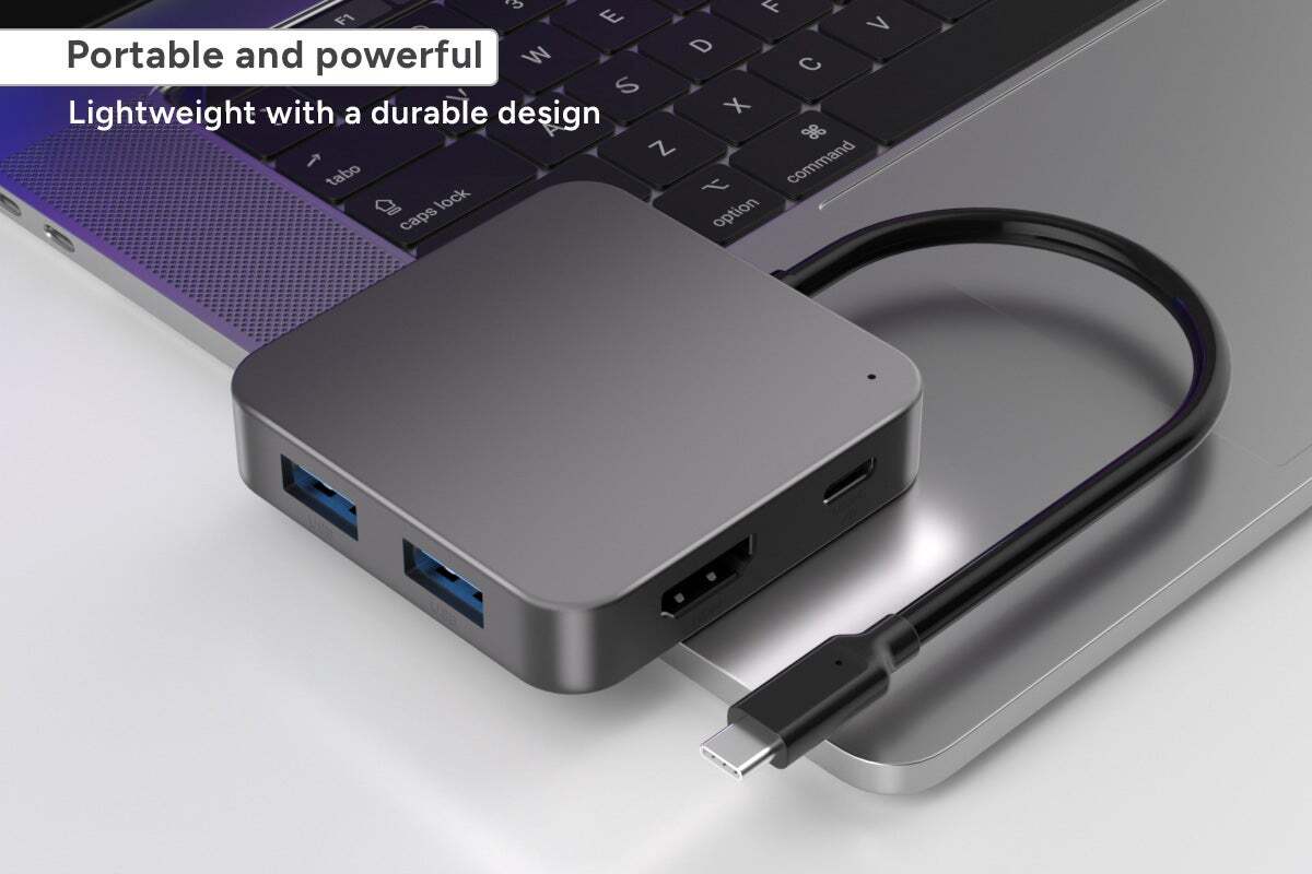 Kogan 6-in-1 100W PD USB-C Hub for PC and Tablets (4K, 60Hz)