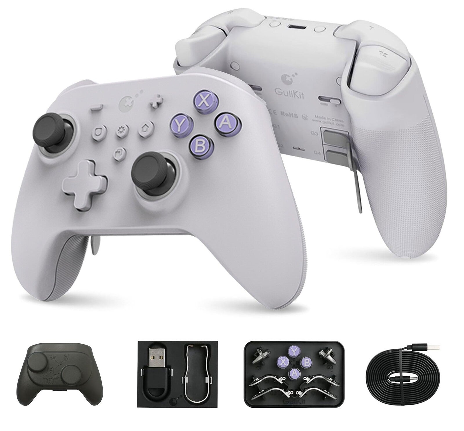 GuliKit KK3 Max Wireless Controller (Purple) (Switch, PC)