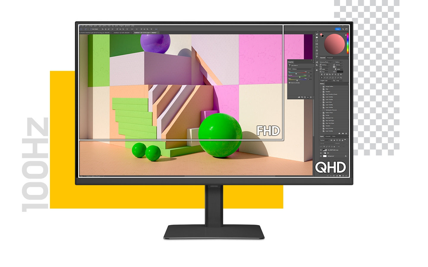 24" Samsung ViewFinity S6 S60UD 1440p 100Hz 5ms HDR10 Monitor