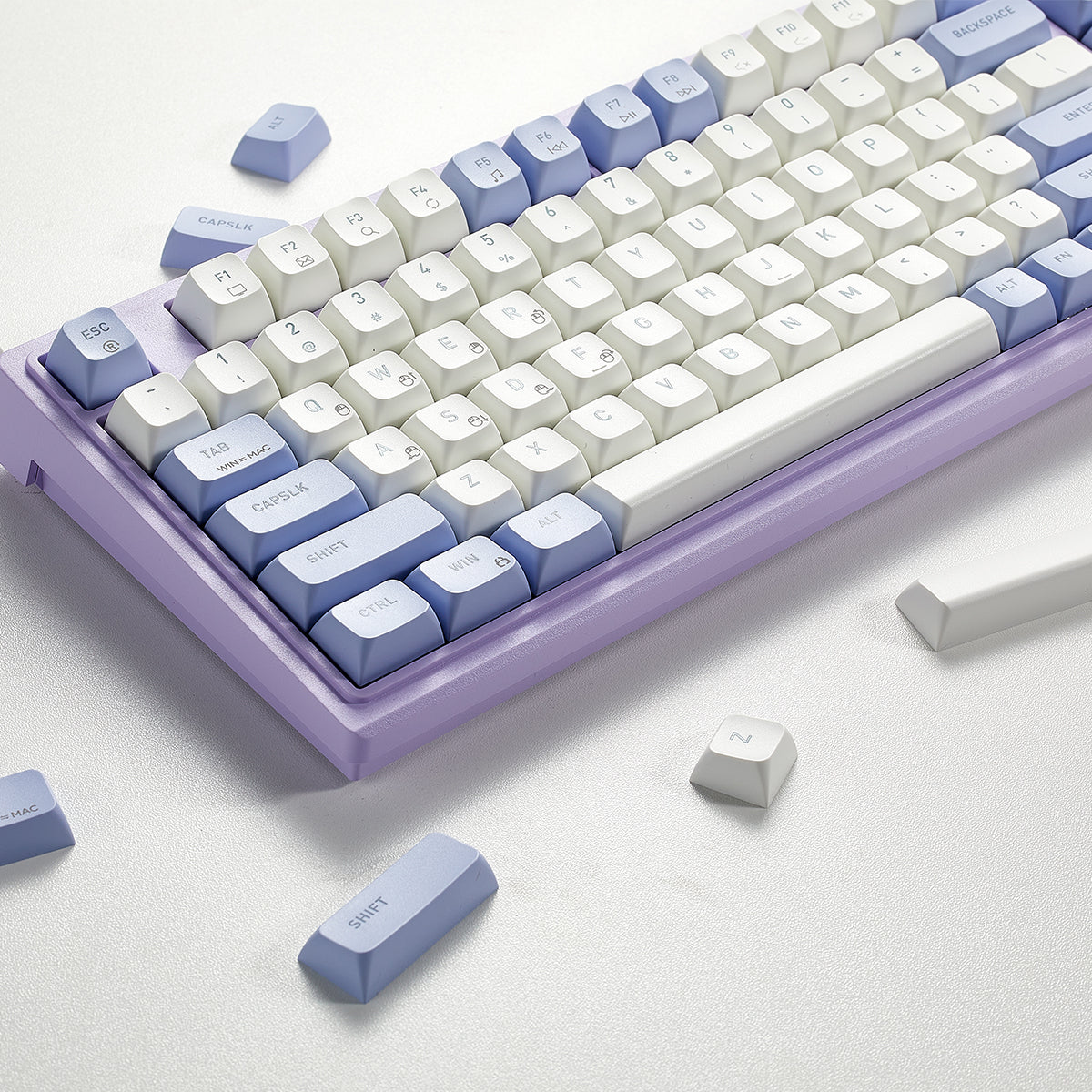 Hexgears M2 TKL Linear Switch Mechanical Keyboard - Purple Rain