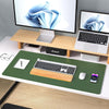 COMFEYA Leather Mouse Mat Desk Pad Protector (100x50cm) - Green