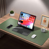 COMFEYA Leather Mouse Mat Desk Pad Protector (100x50cm) - Green