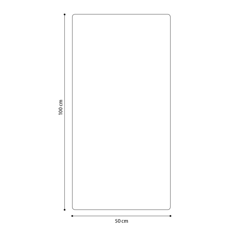 COMFEYA Leather Mouse Mat Desk Pad Protector (100x50cm) - Green