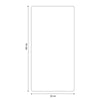 COMFEYA Leather Mouse Mat Desk Pad Protector (100x50cm) - Green