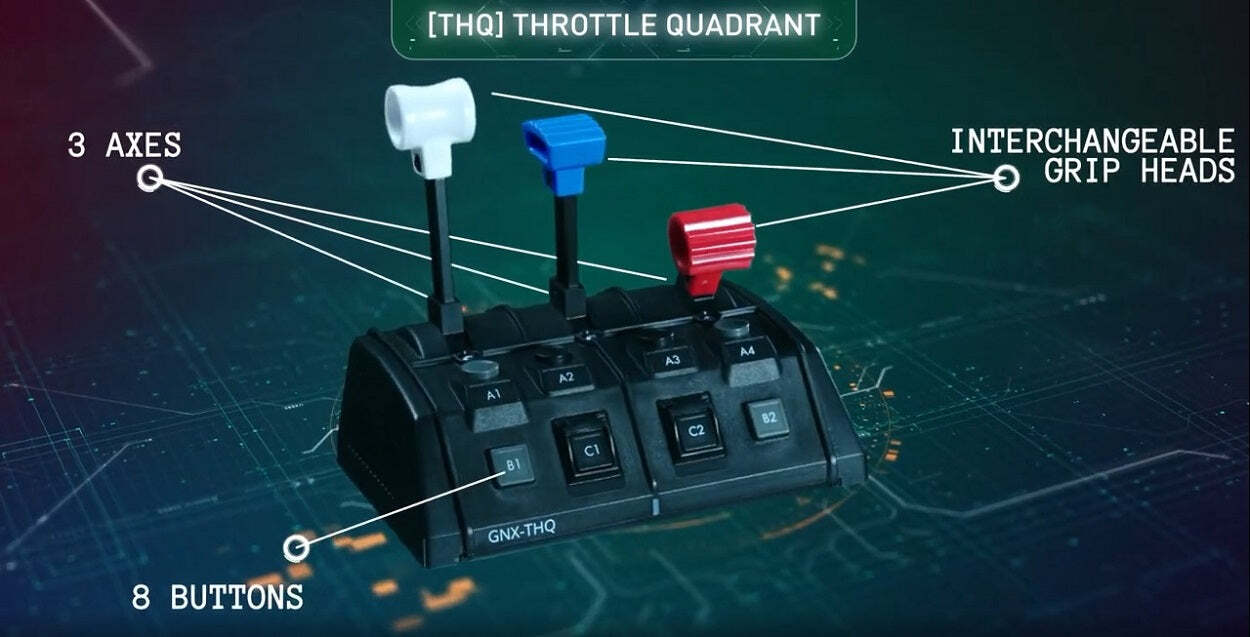 VKB Sim: GNX Throttle Quadrant