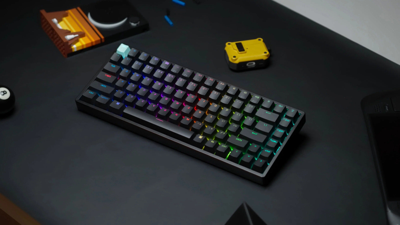 Keychron K2 HE 75% RGB Magnetic Custom Wireless Mechanical Keyboard Standard Black