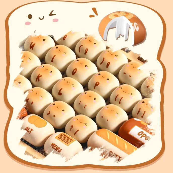 Akko MG108B Bun Wonderland Piano Pro Switch Mechanical Keyboard (MOG Profile)