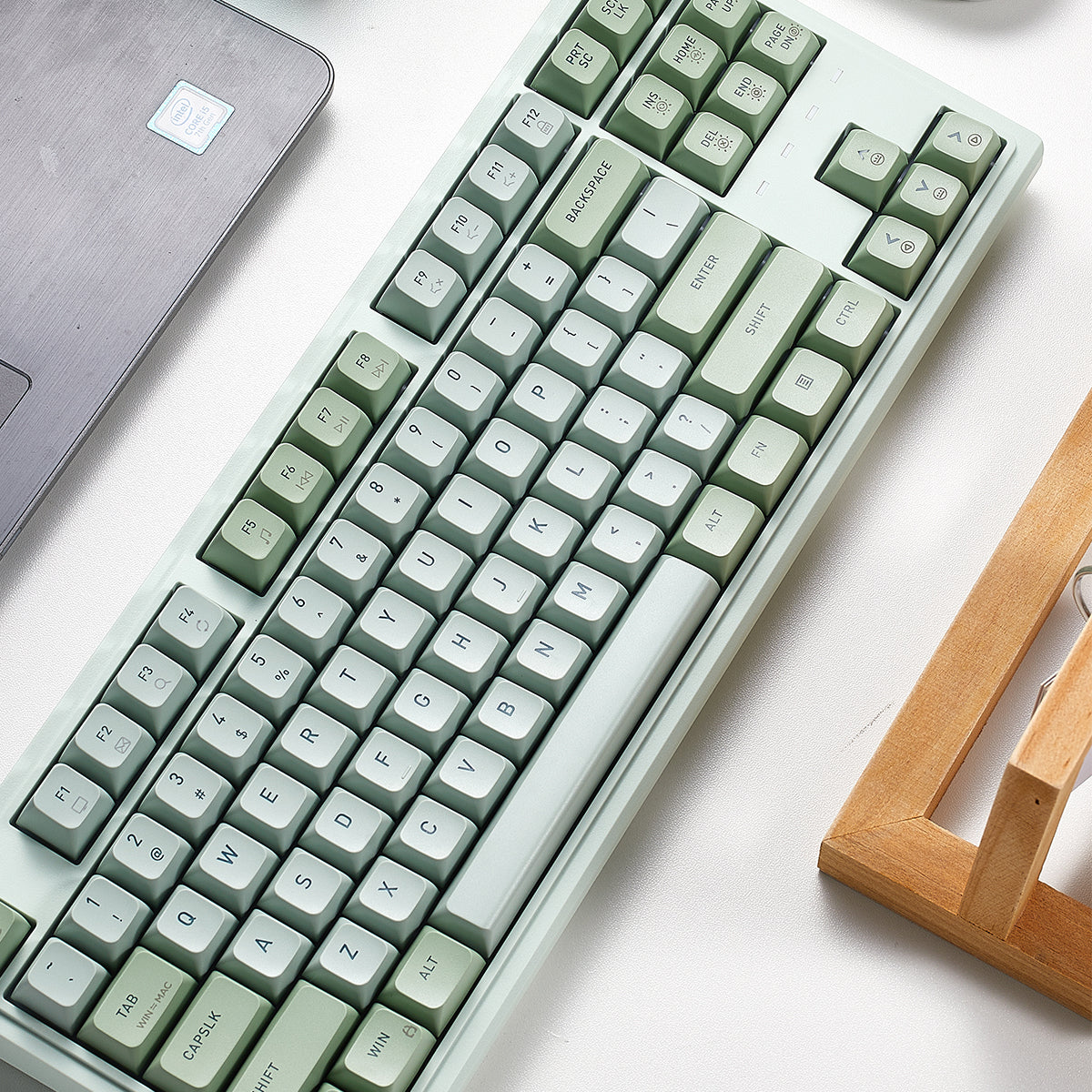 Hexgears M3 87-Key Linear Switch Mechanical Keyboard - Green