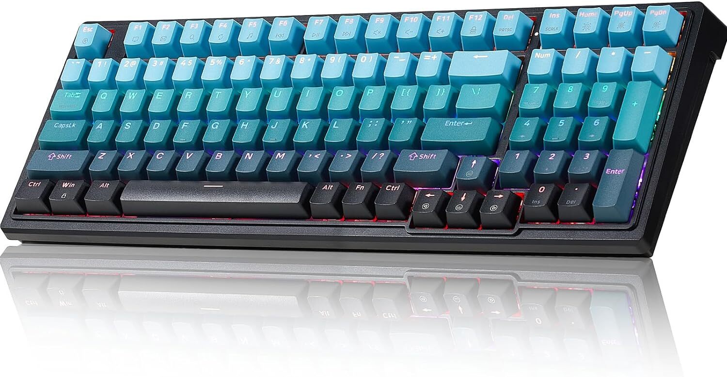Hexgears M4 96% Linear Switch Mechanical Keyboard - Blue Gradient