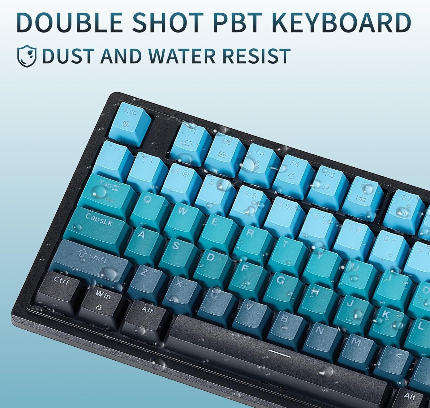 Hexgears M4 96% Linear Switch Mechanical Keyboard - Blue Gradient