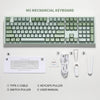 Hexgears M5 Full Size Linear Switch Mechanical Keyboard - Green