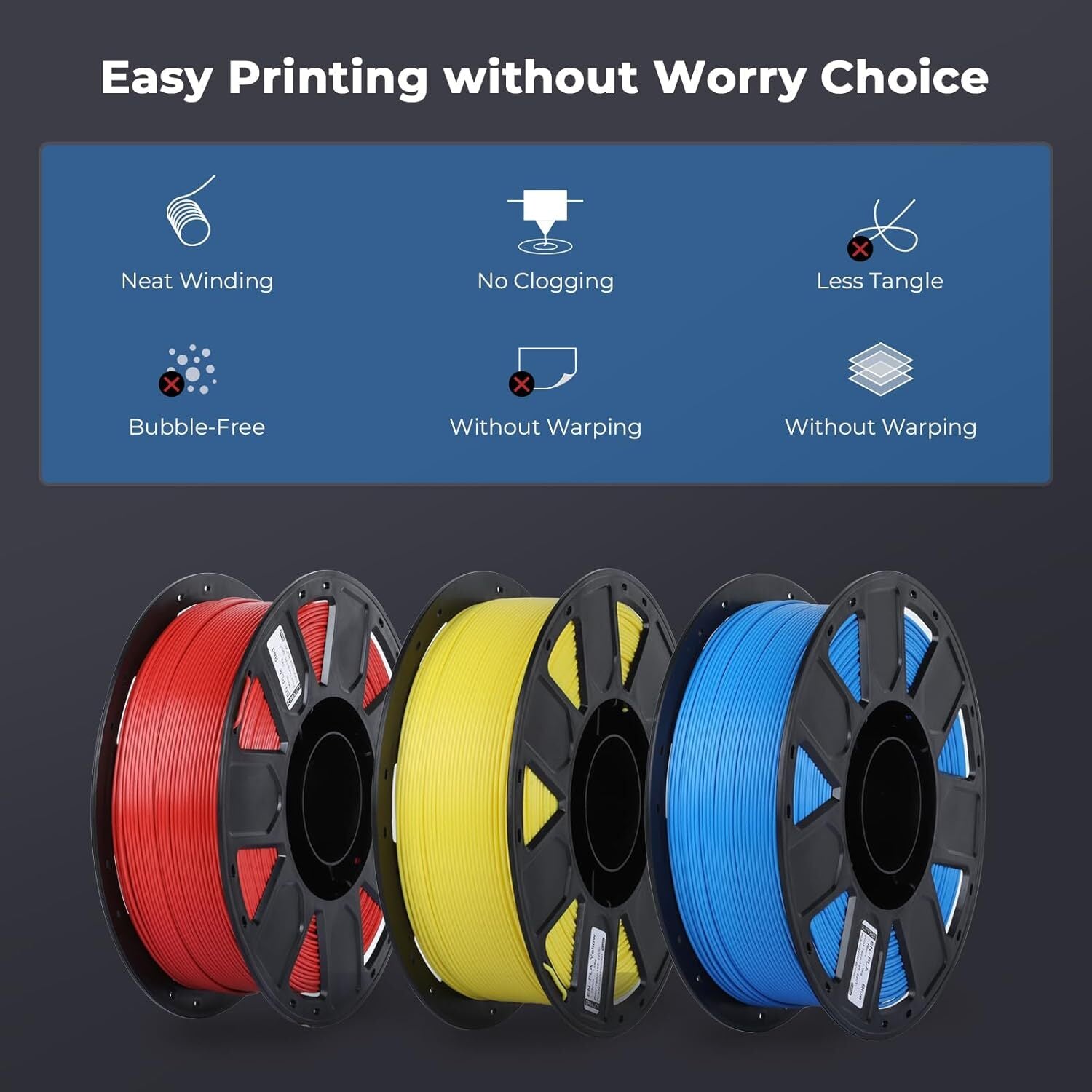 Creality Ender-PLA Filament 1.0Kg 1.75mm-Blue