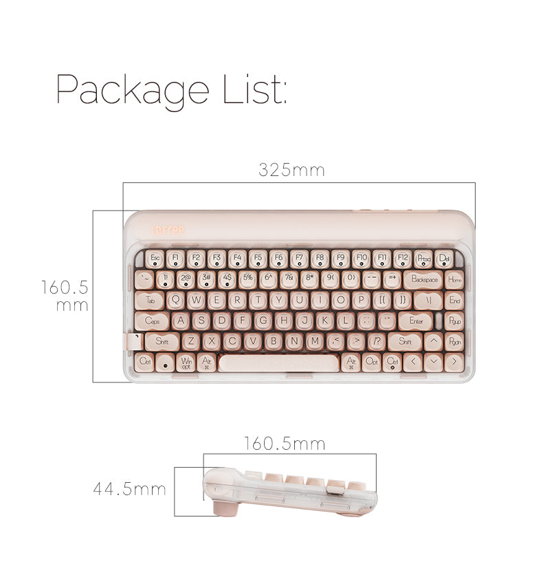LOFREE DOT Mechanical 75% Tri-Mode Keyboard - Foundation