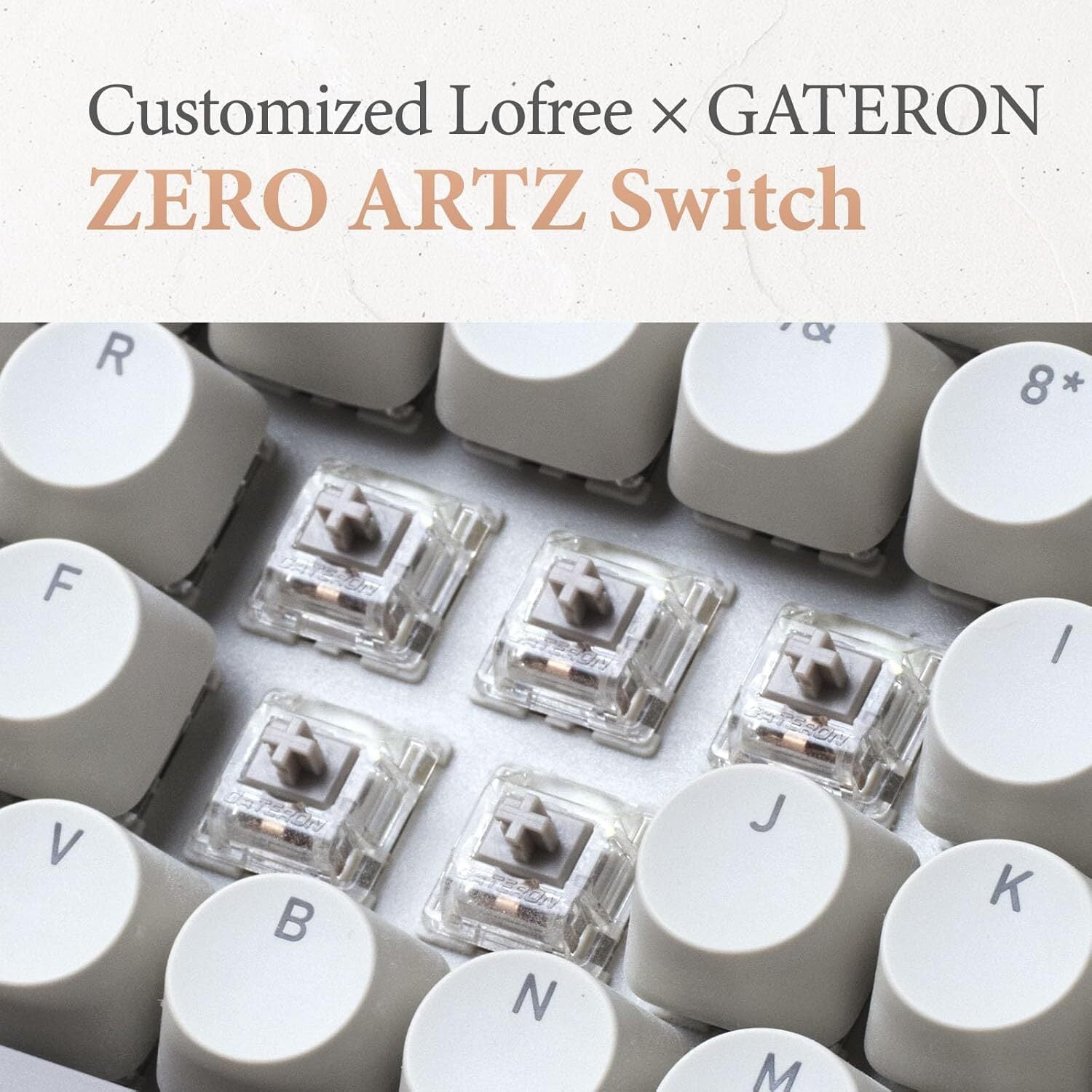 LOFREE ZERO ARTZ 75% Tri-mode Mechanical Keyboard - Terrazzo