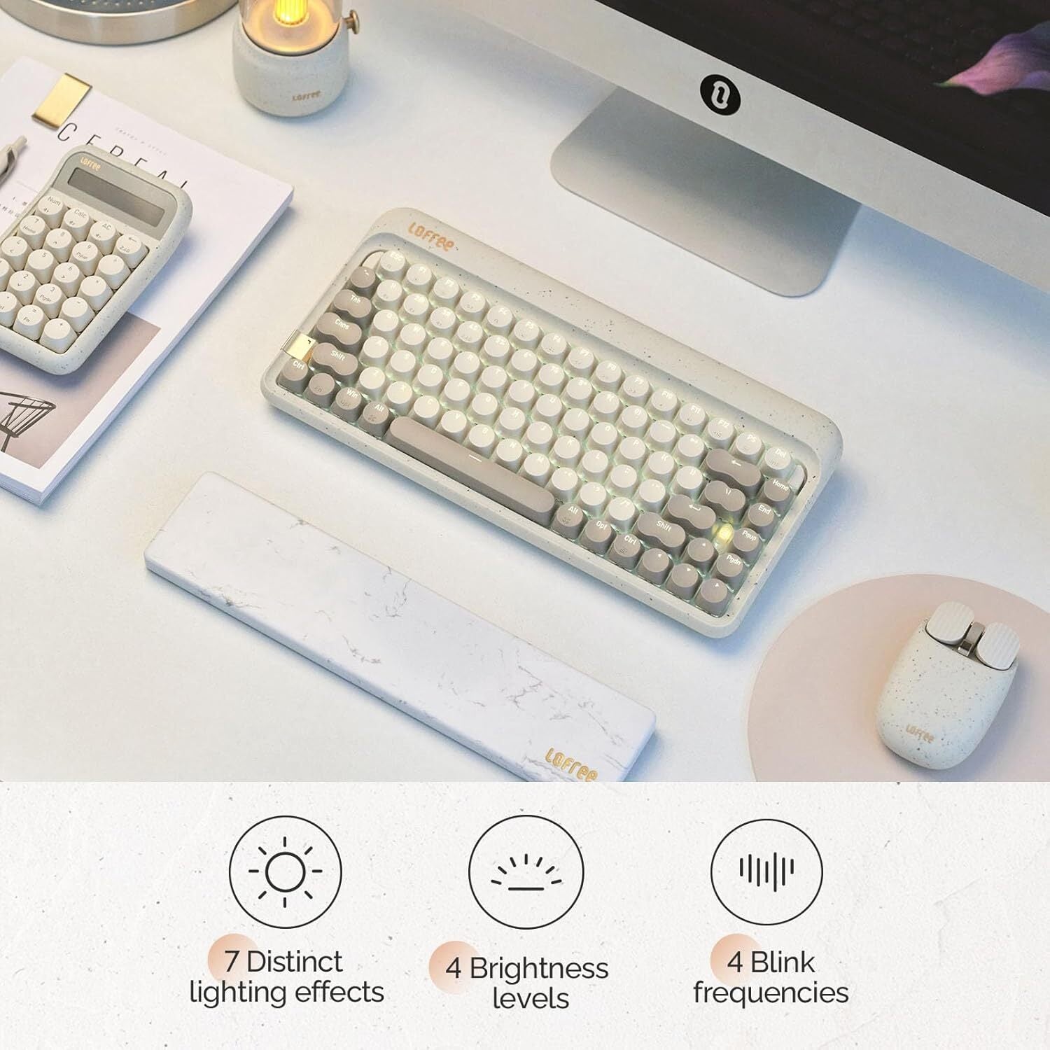 LOFREE ZERO ARTZ 75% Tri-mode Mechanical Keyboard - Terrazzo